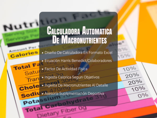 Calculadora Automatica De Macronutrientes